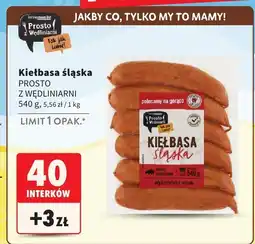 Intermarche Kiełbasa śląska Prosto z Wędlinarni 540g oferta