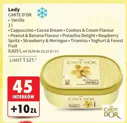 Intermarche Lody Carte D'Or Vanilla 1l oferta