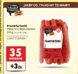 Intermarche Frankfurterki Prosto z Wędlinarni 270g PROSTO Z WĘDLINARNI oferta