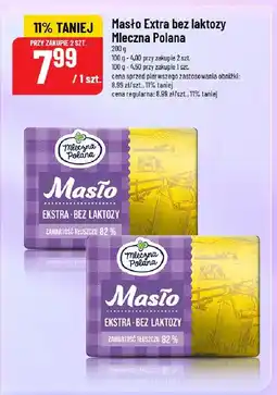 Polomarket Masło Extra bez laktozy Mleczna Polana 200g oferta