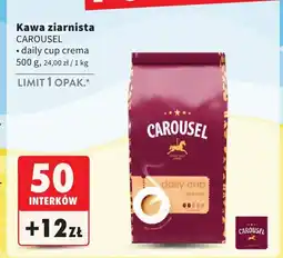 Intermarche Kawa ziarnista CAROUSEL daily cup crema 500 g oferta