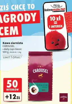 Intermarche Kawa ziarnista CAROUSEL daily cup crema 500 g oferta