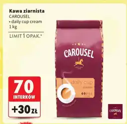 Intermarche Kawa ziarnista CAROUSEL daily cup cream 1 kg oferta