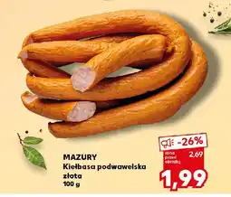 Kaufland Kiełbasa podwawelska złota Mazury ełk oferta