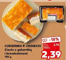 Kaufland Ciasto z galaretką i brzoskwiniami Chojecki oferta