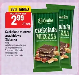 Polomarket Czekolada mleczna arachidowa Sielanka 100g oferta