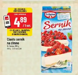 Polomarket Ciasto sernik na zimno Dr. Oetker 195g oferta