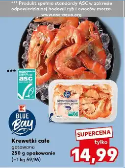 Kaufland Krewetki białe gotowane K-classic blue bay oferta