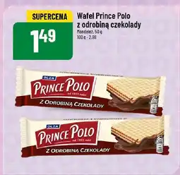 Polomarket Wafel Prince Polo z odrobiną czekolady 50g Mondelez oferta