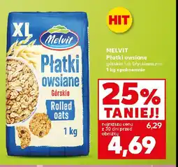 Kaufland Płatki owsiane błyskawiczne Melvit oferta