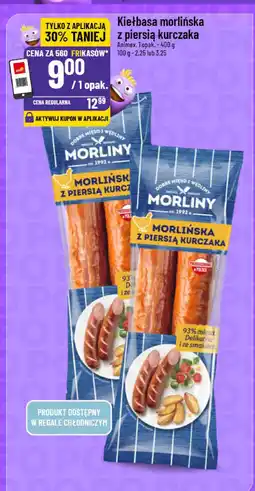 Polomarket Kiełbasa morlińska z piersią kurczaka Animex 400g oferta