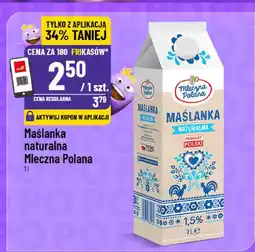 Polomarket Maślanka naturalna Mleczna Polana 1L oferta