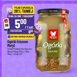 Polomarket Ogórki kiszone Motyl oferta