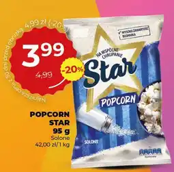 Duży Ben Popcorn Star solony 95g oferta