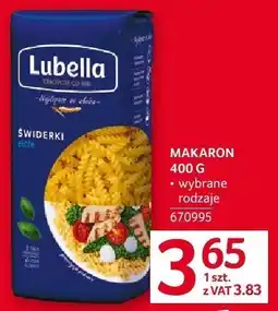 Selgros Makaron 400g Lubella oferta