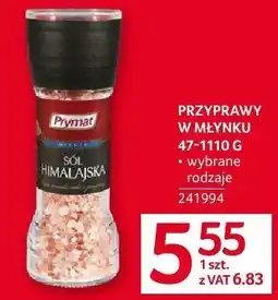 Selgros Przyprawy w młynku 90g Prymat oferta