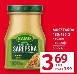 Selgros Musztarda sarepska 180/185g Kamis oferta