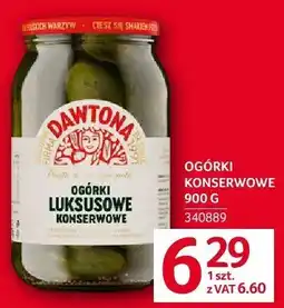 Selgros Ogórki konserwowe 900g Dawtona oferta