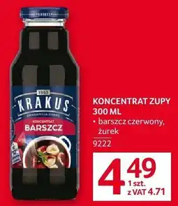 Selgros Koncentrat zupy 300ml Krakus oferta