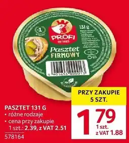 Selgros Pasztet 131g Profi oferta