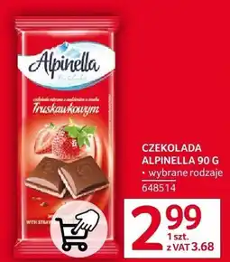Selgros Czekolada Alpinella 90g oferta