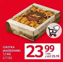 Selgros Ciastka jagodzianki 1,1 kg Ciasteczkowa Kraina oferta