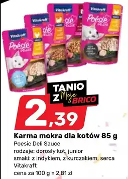 Bricomarche Karma mokra dla kotów Vitakraft oferta