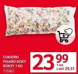 Selgros Cukierki Figaro Doxy Rosky 1kg oferta