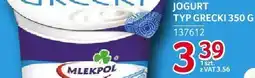 Selgros Jogurt Mlekpol grecki 350g oferta