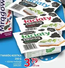 Selgros Twaróg Łaciaty kostka 250g oferta