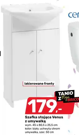 Bricomarche Szafka stojąca Venus z umywalką oferta
