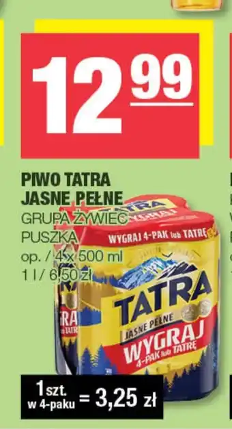 EuroSPAR Piwo Tatra oferta