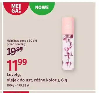 Rossmann Olejek do ust Lovely oferta
