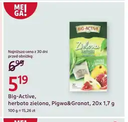 Rossmann Herbata zielona Big-Active oferta