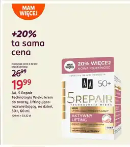 Rossmann Krem rozświetlający do twarzy AA oferta