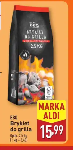 ALDI Brykiet do grilla BBQ oferta