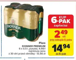 Carrefour Piwo Donner oferta