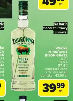 Carrefour Wódka Żubrówka oferta