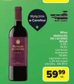 Carrefour Wino wytrawne Rioja oferta