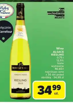 Carrefour Wino wytrawne Riesling oferta