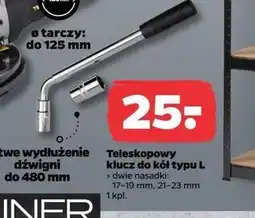 Netto Klucz do kół l Techliner oferta