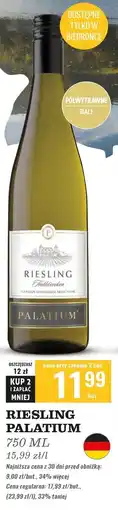 Biedronka Wino Palatium Riesling Halbtrocken oferta