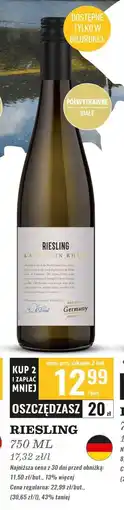 Biedronka Wino Landwein Rhein Riesling oferta