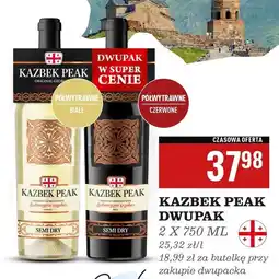 Biedronka Wino czerwone + białe Kazbek Peak Zestaw oferta