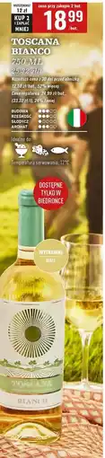 Biedronka Wino białe wytrawne Toscana oferta