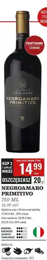 Biedronka Wino Negroamaro Primitivo oferta