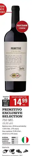 Biedronka Wino Italia Primitivo Puglia oferta