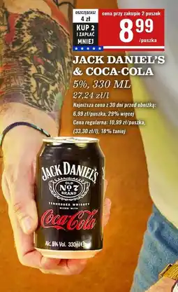 Biedronka Drink Jack Daniel's & Cola oferta
