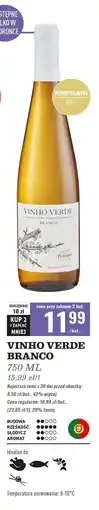 Biedronka Wino Vinho Verde Branco oferta