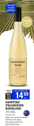 Biedronka Wino wytrawne Gewurztraminer oferta